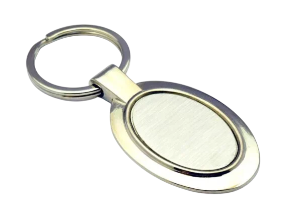 Rectangle Metal Keychain